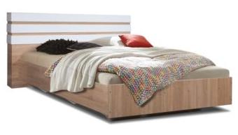 Кровать «1600 Хилтон» Дуб сонома + Матрас Янг TFK 7Z, 160x200