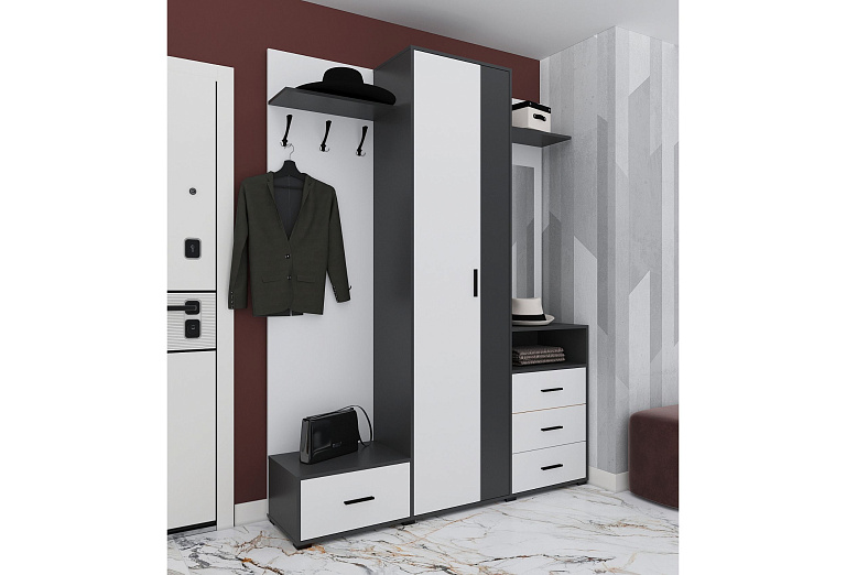 Вита-4 Белый/Антрацит