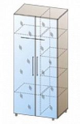 Шкаф для одежды и белья ШК-107