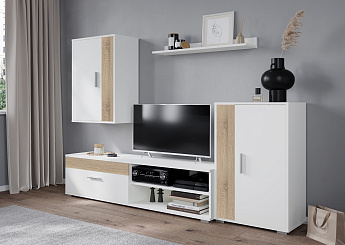 Neo-4 Белый платинум/Дуб Сонома