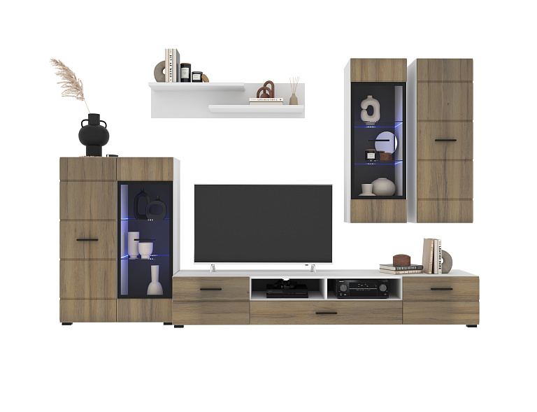 Neo-2 Дуб Вотан (с подсветкой)