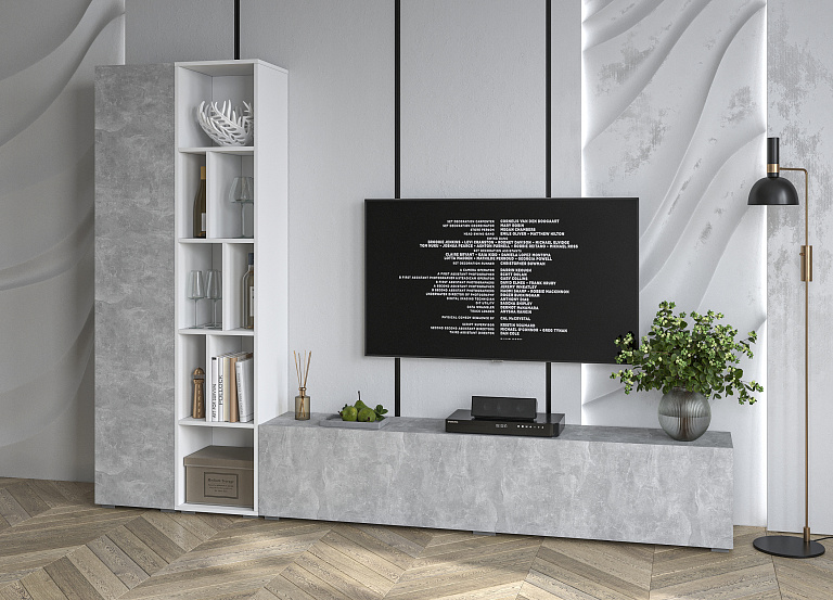 Neo-9 Бетон/Белый