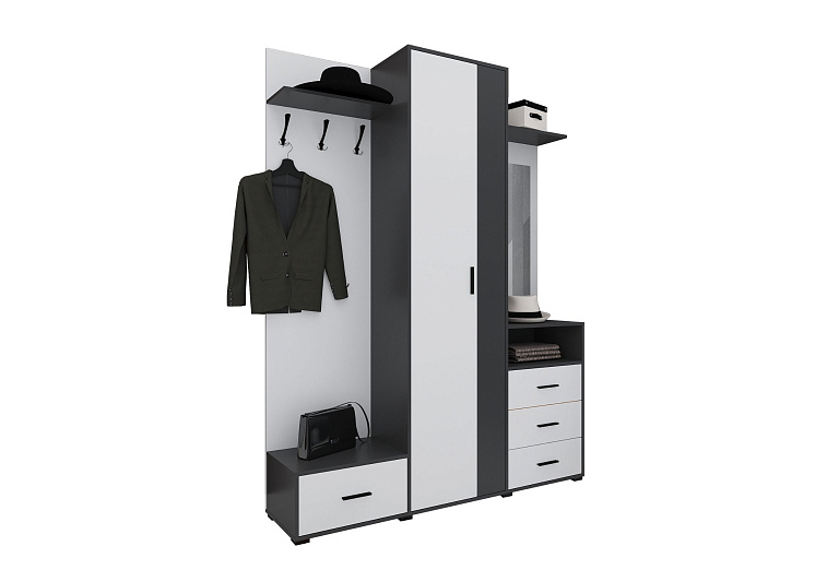 Вита-4 Белый/Антрацит