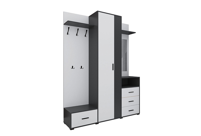 Вита-4 Белый/Антрацит