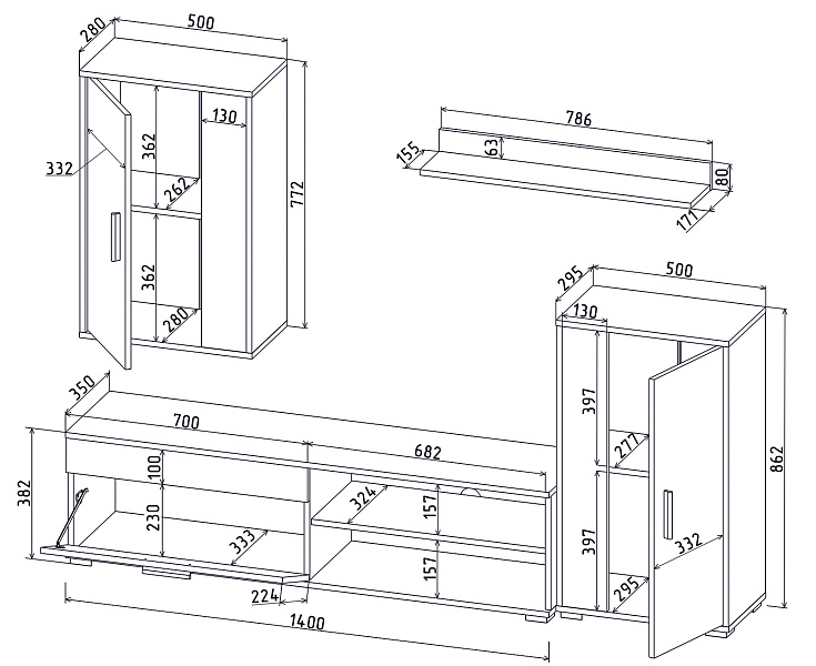 Neo-4 Белый платинум/Черный