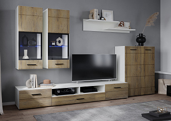 Neo-1 Дуб Вотан (с подсветкой)