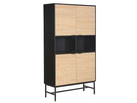 Стеллаж SIGNAL MAGO R1 дуб/черный мат