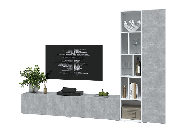 Neo-9 Бетон/Белый