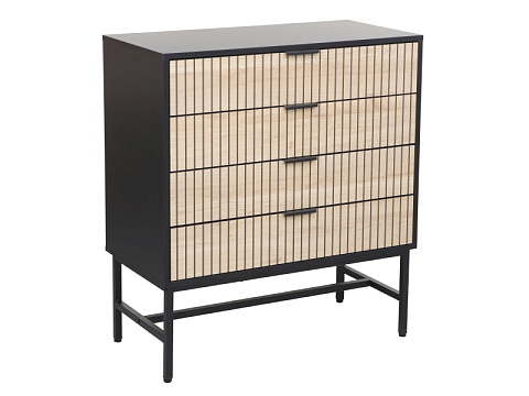 Комод SIGNAL MAGO K2 дуб/черный мат