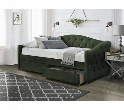 Кровать ALOHA 90 темно-зеленый
